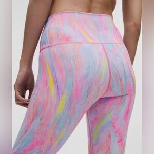 NWT Lululemon Athletica Wunder Train High-Rise Tight 28" Prism Marble Multi